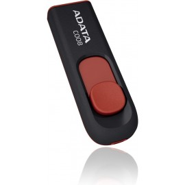ADATA 32GB C008 unidade de memória USB USB Type-A 2.0 Preto, Vermelho