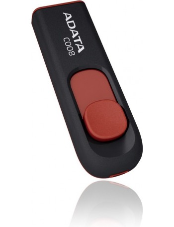 ADATA 32GB C008 unidade de memória USB USB Type-A 2.0 Preto, Vermelho