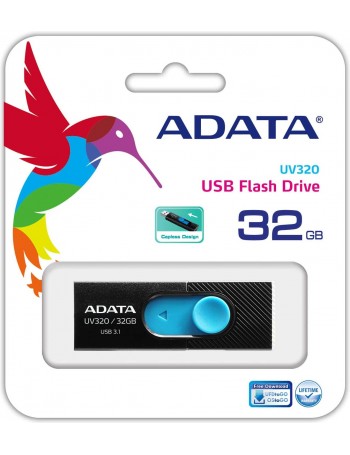 ADATA UV320 unidade de memória USB 32 GB USB Type-A 3.2 Gen 1 (3.1 Gen 1) Preto, Azul