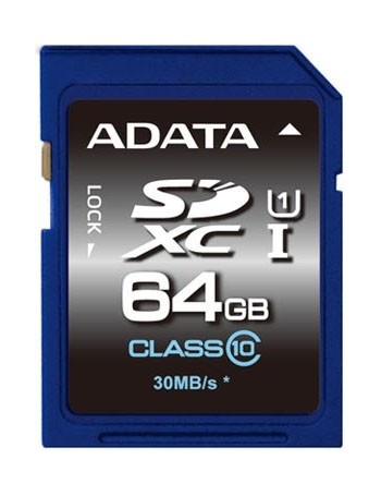 ADATA SDXC 64GB cartão de memória Class 10 UHS