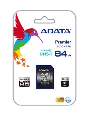 ADATA SDXC 64GB cartão de memória Class 10 UHS