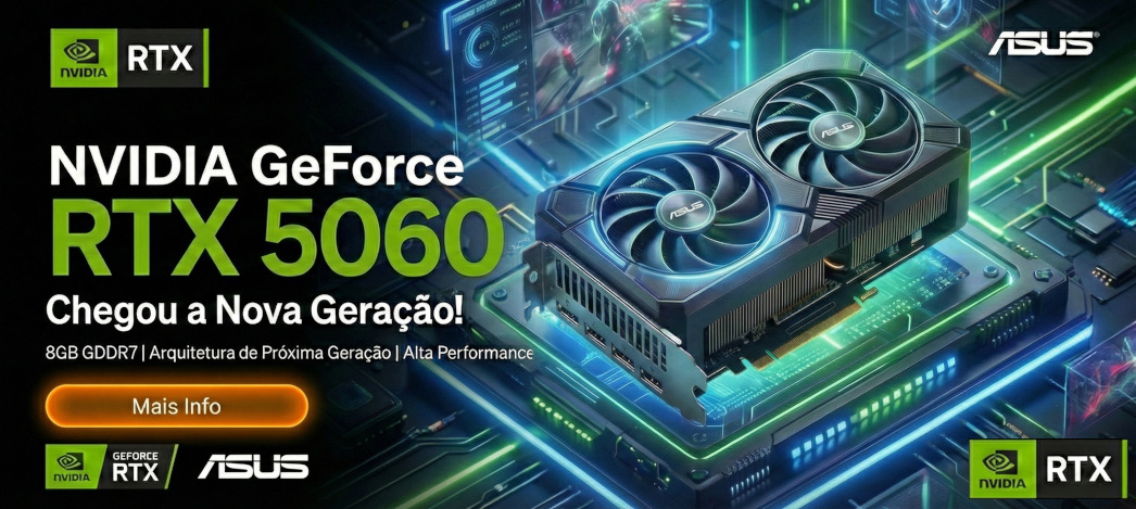 Gráfica ASUS Dual -RTX5060-O8G NVIDIA GeForce RTX 5060 8 GB GDDR7