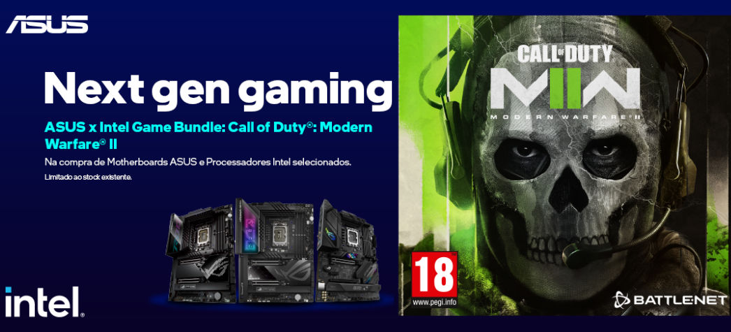 Promoção Intel X ASUS - Oferta Call of Duty: Modern Warfare II