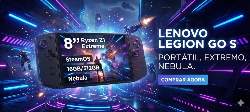 Consola Portátil Lenovo Legion GO S 8" Ryzen Z1 Extreme SteamOS 16GB/512GB Nebula